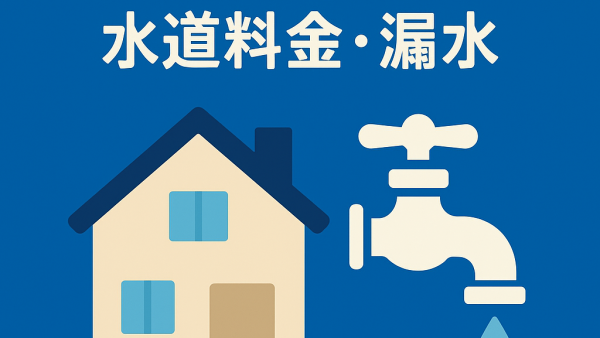 空き家の水道料金と漏水対策を徹底解説｜管理・節約・防止のポイント