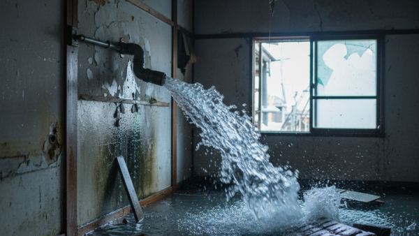 空き家の水道管破裂、費用は？放置リスクと4つの予防策【2026年】
