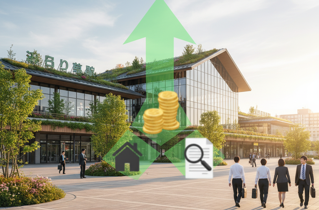 みどりの駅 不動産 査定 アイキャッチ