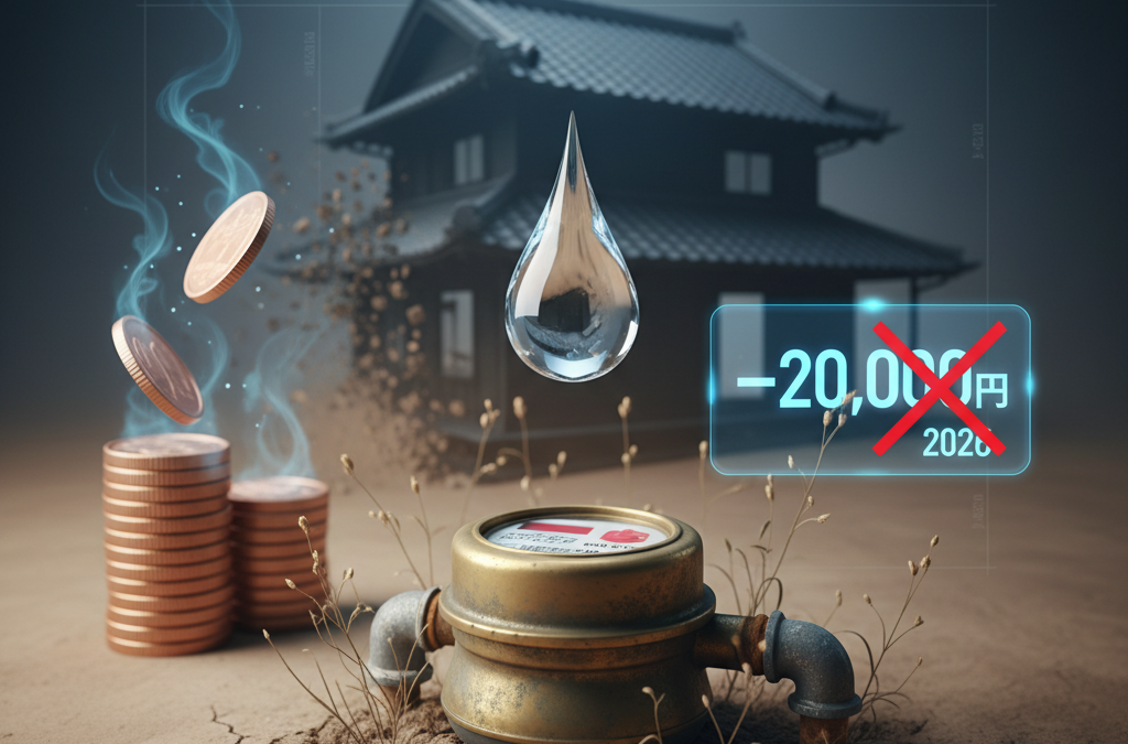 空き家 水道 解約 アイキャッチ
