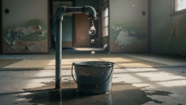 空き家の水漏れ費用はいくら？放置リスクと5つの対処法【2026年】